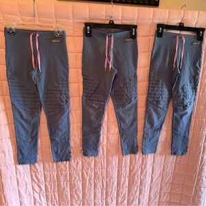 Matilda Jane Blue Leggings with Pink Accents